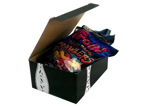 Trolli Sour Brite Crawler Gummi Candy In Gift Box, 4oz Bag (Pack of 4) logo