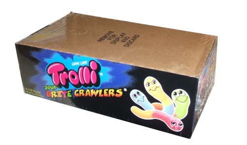 Trolli Sour Brite Crawlers, 1.5 Ounce Bags, (Pack of 24) logo