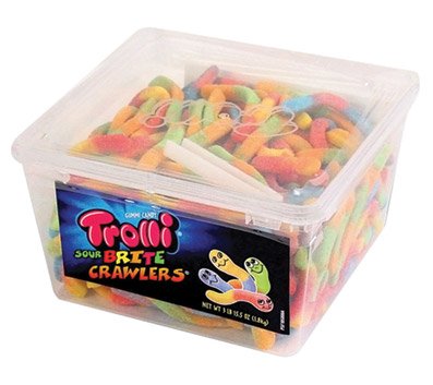 Trolli Sour Brite Crawlers – Gummi Candy, 3 Lbs.-15.5 Oz. logo