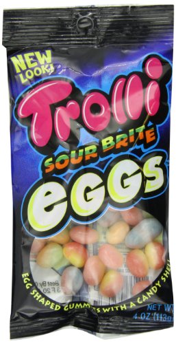 Trolli Sour Brite Eggs, 4 ounce (Pack of 12) logo