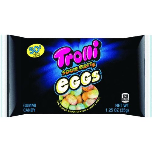 Trolli Sour Brite Eggs Pack of 24 logo