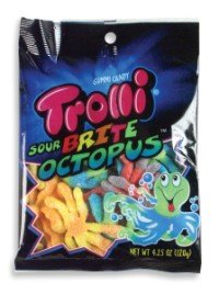 Trolli Sour Brite Octopus Gummi Candy – 4.25 Oz Bag logo