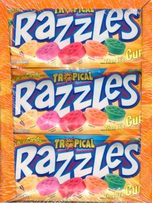 Tropical Razzles Gum logo