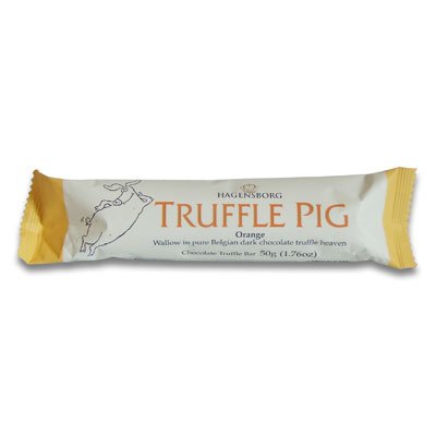 Truffle Pig Bar – Dark Chocolate Orange – 6 Pack logo