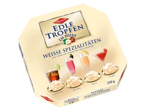 Trumpf Edle Tropfen Liqueur White Chocolate Assortment 250g logo