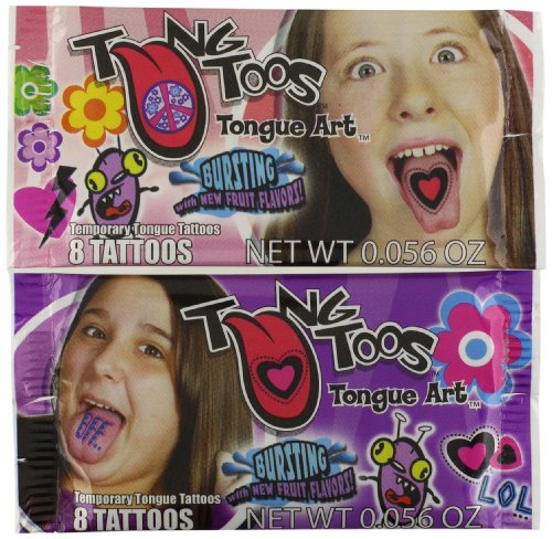 Tung-toos Candy, Girls, 8 Count (Pack of 30) logo