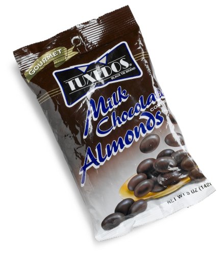 Tuxedos Milk Chocolate Almonds, 5 ounce Bags (Pack of 12) logo