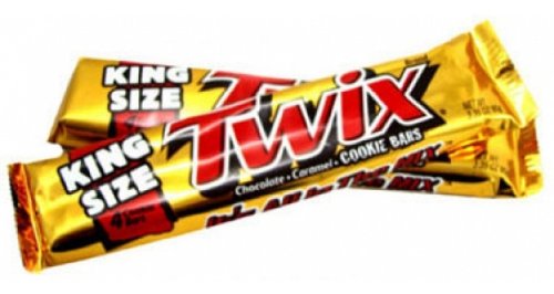 Twix Chocolate Candy Bar, Caramel, 24-count logo