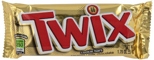 Twix Chocolate Caramel Cookie Bars Singles 1.79 Oz, 36-count logo