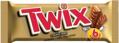 Twix Cookie Bars, Caramel Milk Chocolate, 10.74-ounces Package (Pack of 4) logo