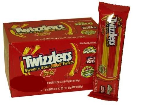 Twizzler Filled Twist Sweet & Sour Cherry and Lemon logo