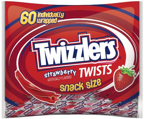 Twizzler’s Halloween Snack Size Twists, Strawberry, 16 ounce Bags (Pack of 9) logo