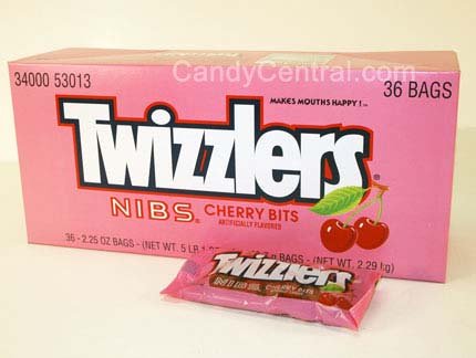 Twizzlers Nibs Cherry (36 Ct) logo