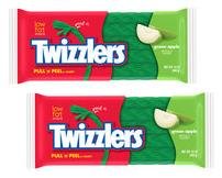 Twizzlers Pull and Peel Green Apple Candy (12 Oz Bags) 2 Pack logo