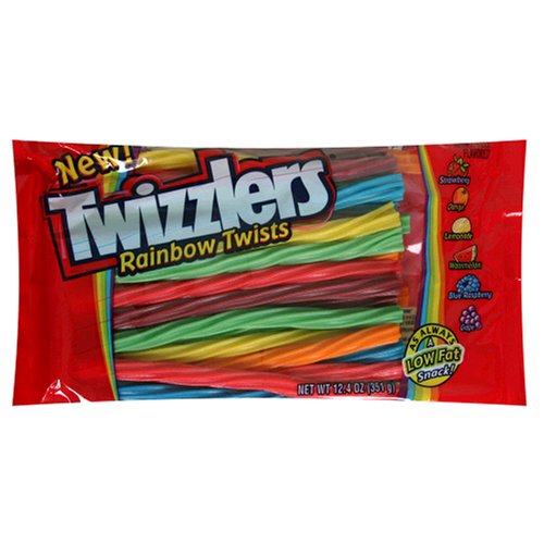 Twizzlers Rainbow Twists, 12.4 ounce Bags (Pack of 12) logo