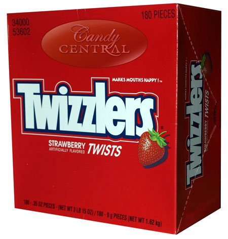 Twizzlers Singles Bulk (180 Ct) logo