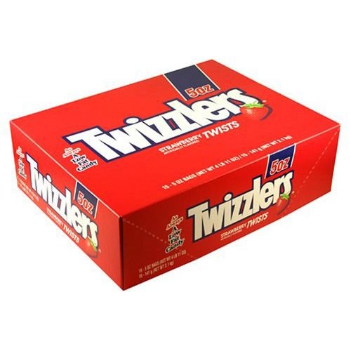 Twizzlers Straw Twist 5 Oz. King Size (Pack of 15) logo