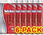 Twizzlers Sugar Free Strawberry Licorice Twists, 5oz 6-pack logo