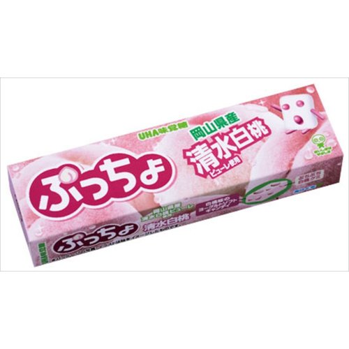 Uha Mikakuto Puccho Okayama Peach Flavor 1.76oz. logo