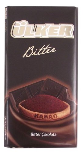 Ulker Bittersweet Chocolate Bar – 2.8oz logo