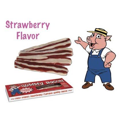 Uncle Oinker’s Gummy Bacon (strawberry Flavor) logo