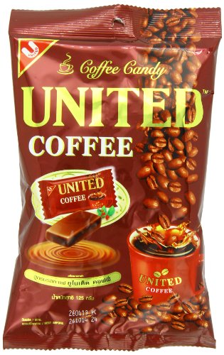 United – Coffee Candy, 50 Count, 125g logo