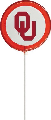 University Of Oklahoma Lollipals – 6 Cherry University Lollipops, Perfect For Students, Alumni, Tailgates, Or Game Day! logo