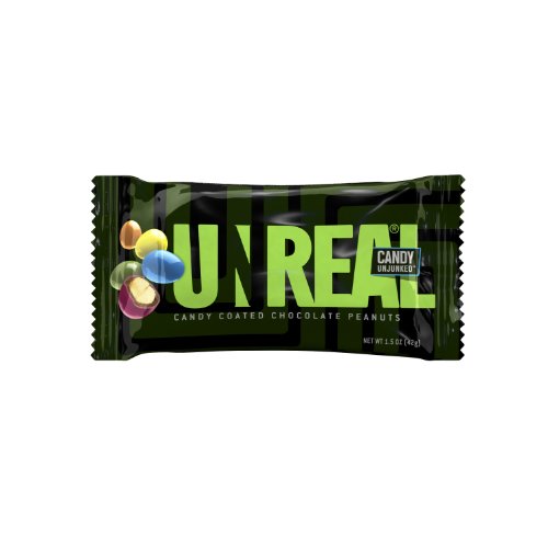 Unreal Candy – Candy Coated Chocolate Peanuts (12 Pack) logo