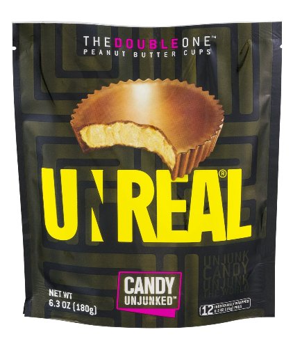 Unreal Candy – Peanut Butter Cups 6.3 Oz Bag(Pack of 2 Bags) logo