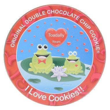 Valentines Day Double Chocolate Chip Tin Small logo