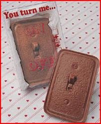 Valentine’s Day Gift Alternative For Mom Solid Milk Chocolate You Turn Me On Unique Novelty Gourmet Candy Gift Boxed Light Switch For Adults, Children & Lovers logo