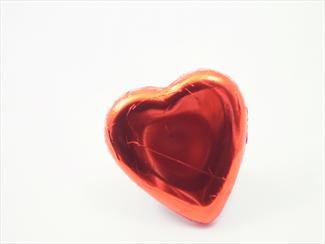 Valentine’s Day Heart, Gift Alternative Solid Milk Chocolate Puffed Heart logo