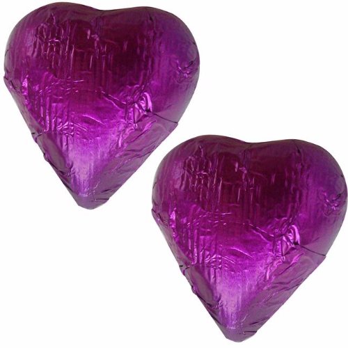 Valntine’s Day Purple Foiled Gourmet Creamy Milk Chocolate Hearts 1 Pound Box – Oh! Nuts logo