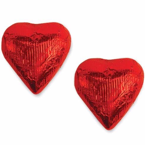 Valntine’s Day Red Foiled Gourmet Creamy Milk Chocolate Hearts 1 Pound Box – Oh! Nuts logo