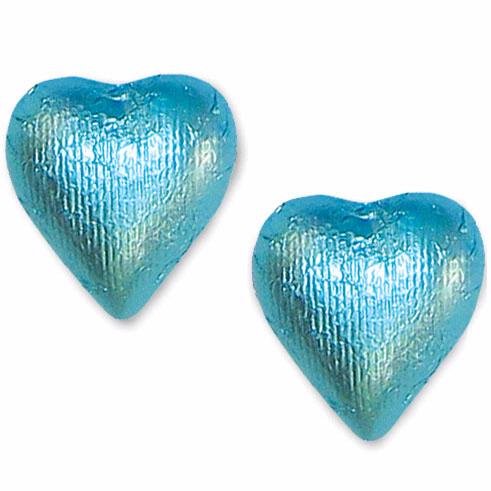 Valntine’s Day Tiffany Blue Foiled Gourmet Creamy Milk Chocolate Hearts 1 Pound Box – Oh! Nuts logo