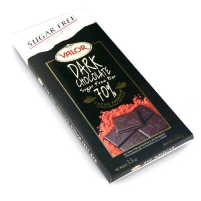 Valor Sugar Free Dark Chocolate, 70% Cacao (3.5 Oz/300 G) logo