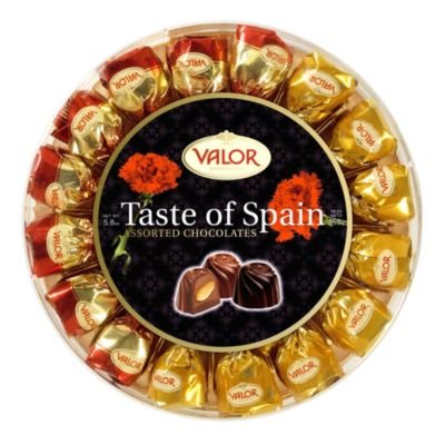 Valor Taste Of Spain Chocolate Almond Truffles Gift Box (16 Individually Wrapped, 5.8 Oz/165 G) logo