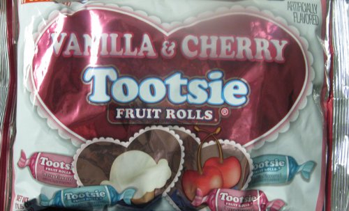 Vanilla & Cherry Tootsie Fruit Rolls 11.5 Oz (Pack of 2) logo
