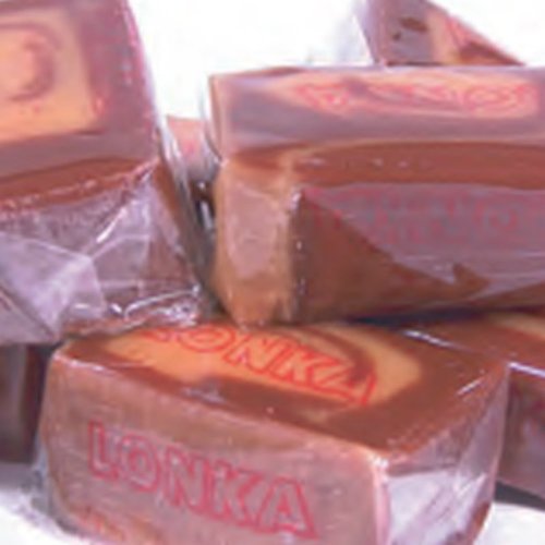 Vanilla & Chocolate Caramel Swirl Cubes 1lb Bag logo