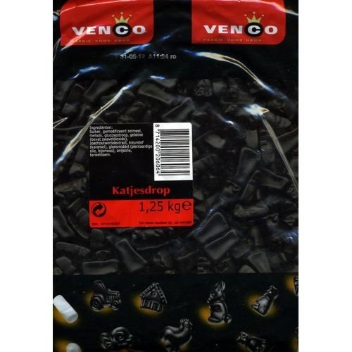 Venco Cat Licorice (katjesdrop) 44 Oz. logo