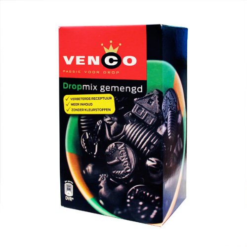 Venco Dropmiz Gemengd Licorice (boxed Assorted Licorice) 18.3oz Licorice Bits logo