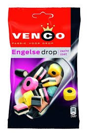 Venco English Licorice 4.4 Oz Bag (Pack of 12) logo