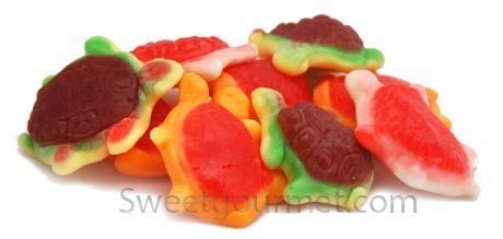 Vidal Jelly Filled Turtles Gummy Candy 1 Lb logo