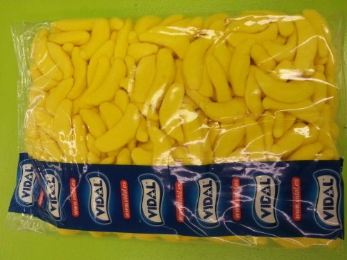 Vidal Yellow Gummi Bananas 4.4 Pound logo