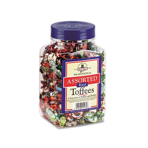 Walker’s – Assorted Toffee, 2.75lb Plastic Tub – Sold As 1 Each – Assorted Toffee Mix Includes Five Toffee and ?clair Flavors: Milk-covered, Plain Chocolate, Olde English Royale Toffee, Banana Split ?clair, Milk Chocolate ?clair. logo