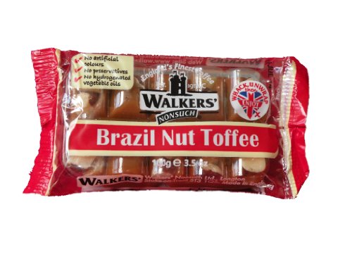 Walkers Brazil Nut Toffee Bar logo