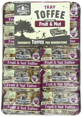 Walkers Fruit & Nut Toffee, 3.5 ounce Packages (Pack of 10) logo