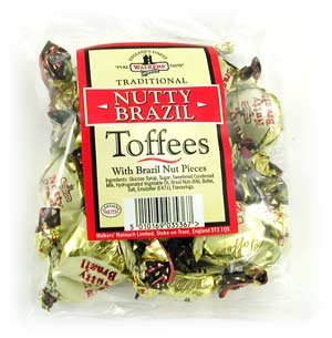Walkers Nutty Brazil Nonsuch Toffee 150g logo