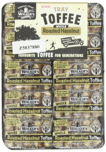 Walkers Roasted Hazelnut Toffee, 3.5 ounce Packages (Pack of 10) logo