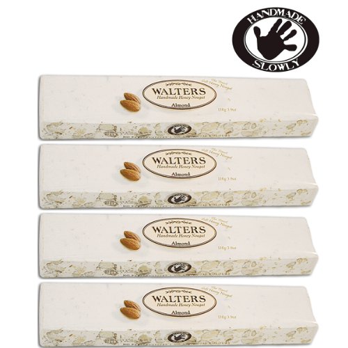 Walters Homemade Honey Almond Nougat, 4 ounce Packages (Pack of 4) logo